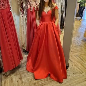 My red prom dress!!